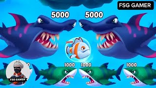 Fishdomdom Ads new trailer 111 update Gameplay hungry fish video [upl. by Tillo]