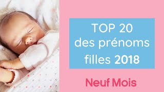 Le top 20 des Prénoms fille 2018 [upl. by Jehiah]