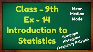 Class  9th Ex  14 Introduction Statistics Maths NCERT CBSE [upl. by Kinnon]