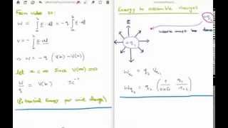 Electrostatics 27  Work Done to Move an Electric Charge [upl. by Krissy]