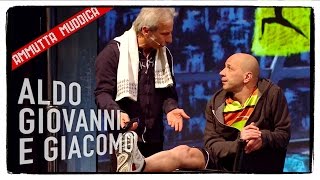 I Maratoneti 1 di 4  Ammutta Muddica  Aldo Giovanni e Giacomo [upl. by Wardle]