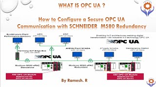 How to Configure a OPC UA Communication with Schneider M580 PLC  Unity Pro  Part 4 schneider [upl. by Ben]