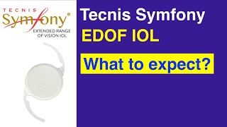 Tecnis Symfony EDOF IOL  what to expect Dr Ante Barisic [upl. by Ahsap]