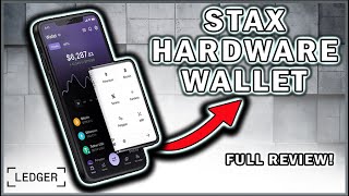 Ledger Stax Crypto Hardware Wallet Tutorial [upl. by Lula]