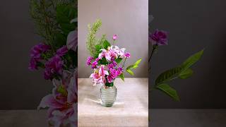 Pink and Purple Lilies flowers flowerarrangementideas [upl. by Baggett]