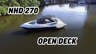 Boat Teste  NHD 270  Open Deck  Boat Shopping [upl. by Benjie951]