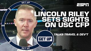 Lincoln Riley addresses Big Ten expansion crosscountry travel preparation  Get Up [upl. by Oni]