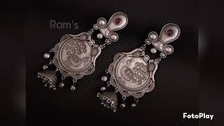 Oxidised earrings starting from 599 [upl. by Yakcm]