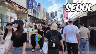 Hongdae Street Walking tour Seoul City Korea 4k City Tour [upl. by Anah]