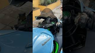 Ninja h2 mileage test🔥 shortsviral shorts trendingshorts viralshorts [upl. by Asseralc]