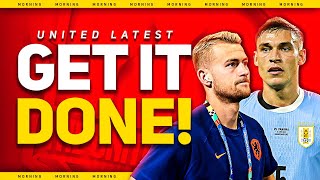 SIGN De Ligt amp Ugarte NOW Ten Hag TRANSFER Message Man Utd Transfer News [upl. by Marsland]