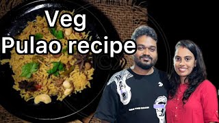 Spicy veg pulao ￼recipe Kannada KIRAN‘s secret recipe  family kiranyashu ￼💞 [upl. by Nylevol784]