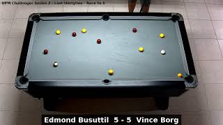 Edmond Busuttil vs Vince Borg  UPM Challenger Series 2  Last thirtytwo [upl. by Wettam]