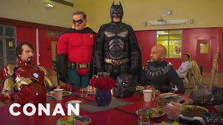 Batman Wants To Join The Marvel Universe  CONAN on TBS [upl. by Clementi147]