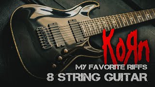 My favorite KORN riffs on 8 String Guitar [upl. by Wu225]