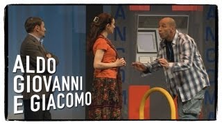 Anplagghed  Bancomat 1 di 4  Aldo Giovanni e Giacomo [upl. by Fira]