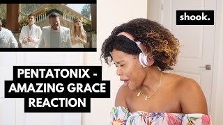 Watch Me REACT to Pentatonix  Amazing Grace My Chains Are Gone  Reaction Video  ayojess [upl. by Alraep]