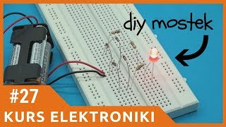 ZIZ 27 Mostek Graetza Kurs elektroniki dla początkujących [upl. by Orvie]