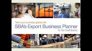 Why and How to use the SBA Online Export Business Planner [upl. by Myna]