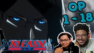 First Time Reacting To All BLEACH Openings 118 [upl. by Pare914]