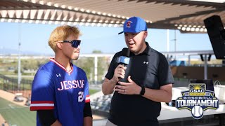 POSTGAME CONVERSATION Max Moreno talks after Jessup took down ACU 156 [upl. by Ahsein126]