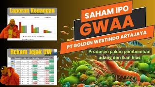 Analisa sahamipo GWAA  PT Golden Westindo Artajaya  produsen pakan benih udang dan ikan [upl. by Keegan214]