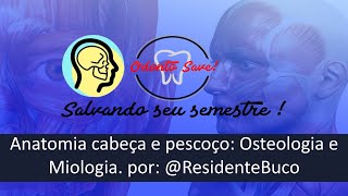 Anatomia cabeça e pescoço Osteologia e Miologia [upl. by Suissac724]