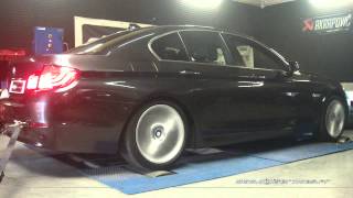 BMW F10 525d 204cv Auto Reprogrammation Moteur  297cv Digiservices Paris 77 Dyno [upl. by Ahsiemal]