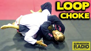 How to do a really SIMPLE Loop Choke  BJJ SAMBO [upl. by Spalding]