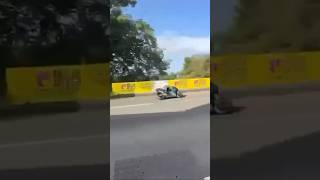 Peter Hickman crash IOM TT 2024 shorts iomtt [upl. by Eillehs]