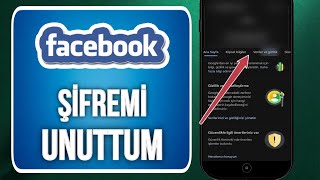 Facebook Şifremi Unuttum Nasıl Bulabilirim  Facebook Şifre Değiştirme [upl. by Joye]