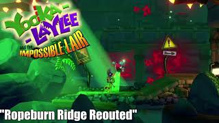 Yooka Laylee and the Impossible Lair Soundtrack Ost  Ropeburn Ridge Reouted [upl. by Curr]