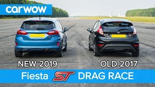 New Ford Fiesta ST 15 vs old 16 ST DRAG RACE amp ROLLING RACE  carwow [upl. by Ecnedurp]