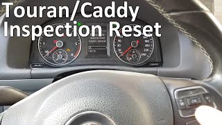 VW Touran  Caddy Service Reset [upl. by Politi]