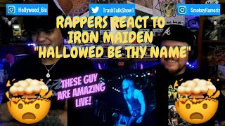 Rappers React To Iron Maiden quotHallowed Be Thy Namequot LIVE [upl. by Kelwin]