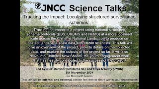 JNCC ScienceTEPoP Festival 2024 Tracking the Impact Localising structured surveillance schemes [upl. by Yusem]