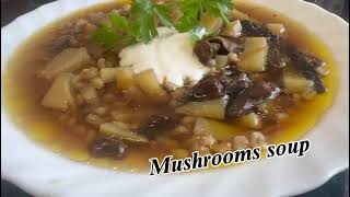 Porcini mushroom soup A natural product A simple and quick recipe [upl. by Sears]