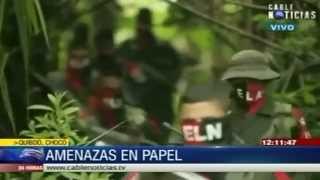 ELN anuncia paro armado en el Chocó el 25 de noviembre [upl. by Keynes]