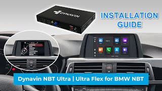 Installation Guide for D9NBT Ultra Android System with CarPlay and Android Auto AddOn for BMW NBT [upl. by Nari]