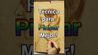 Cómo pintar mejor con La Imprimatura 🎨🖌️ arte pinturaoleo shortvideo [upl. by Dixil]