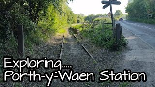 Exploring Porth y Waen Railway Station  abandoned disused closed  Oswestry  Tanat Valley Railway [upl. by Colan]