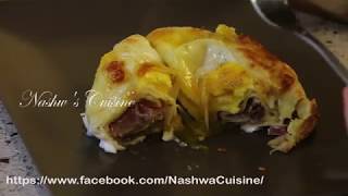 Armenian Basturma and Eggs  Nashwas Cuisine [upl. by Lud]