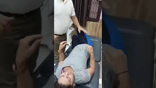 CHIROPRACTIC ADJUSTMENT POSTURE CORRECTION LUCKNOW chiropractic treatment pain chiropractor [upl. by Rikahs]