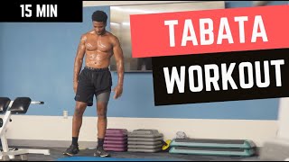 15 MIN  Tabata Workout  No Equipment Workout  TABATA HIIT Workout [upl. by Toblat991]