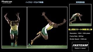 「陸上競技スタートの瞬間 第二弾」のスローモーション映像 [upl. by Lleznov]