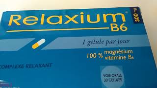 RELAXUIM B6 300 mg دواء مكمل غدائي لعلاج القلق ،صعوبة النوم و التركيز،، التعب ، التشنجات العضلية [upl. by Dygall]