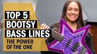 Top 5 Bootsy Collins Bass Lines  James Brown ParliamentFunkadelic  Thomann [upl. by Elraet]