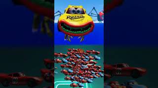 Tiles hop gaming vs McQueen racing car  musicgameplay tileshopedmrushsong minecraft [upl. by Atilol320]