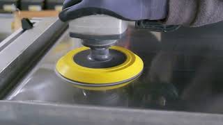 Sanding and Polishing on Chromium Mold Surface [upl. by Jarrett]