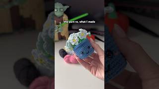 the yarn vs what I made shorts youtubeshorts amigurumi crochet crocheting crochetpattern [upl. by Eade150]